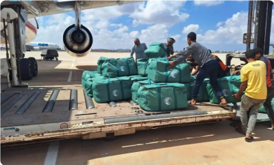 وصول الطائرة الإغاثية السعودية الرابعة إلى ليبيا