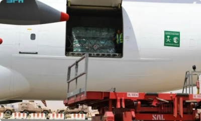 مغادرة الطائرة الإغاثية السعودية الرابعة إلى ليبيا لمساعدة المتضررين من الفيضانات