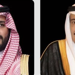أمير دولة قطر يستقبل سمو وزير الخارجية