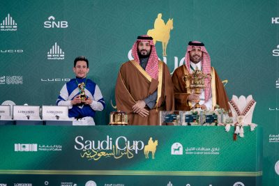 ولي العهد يشرف حفل سباق “كأس السعودية”