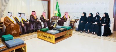 الأمير سعود بن بندر يستقبل رئيس غرفة الشرقية ومجلس شباب الأعمال