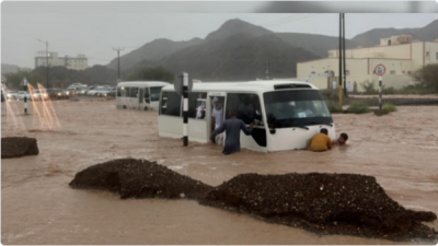 ارتفاع عدد الوفيات جراء المنخفض الجوي في سلطنة عمان إلى 19